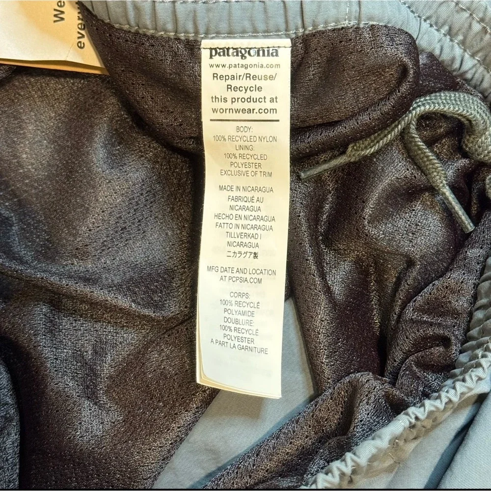 Patagonia Baggies Gray 5